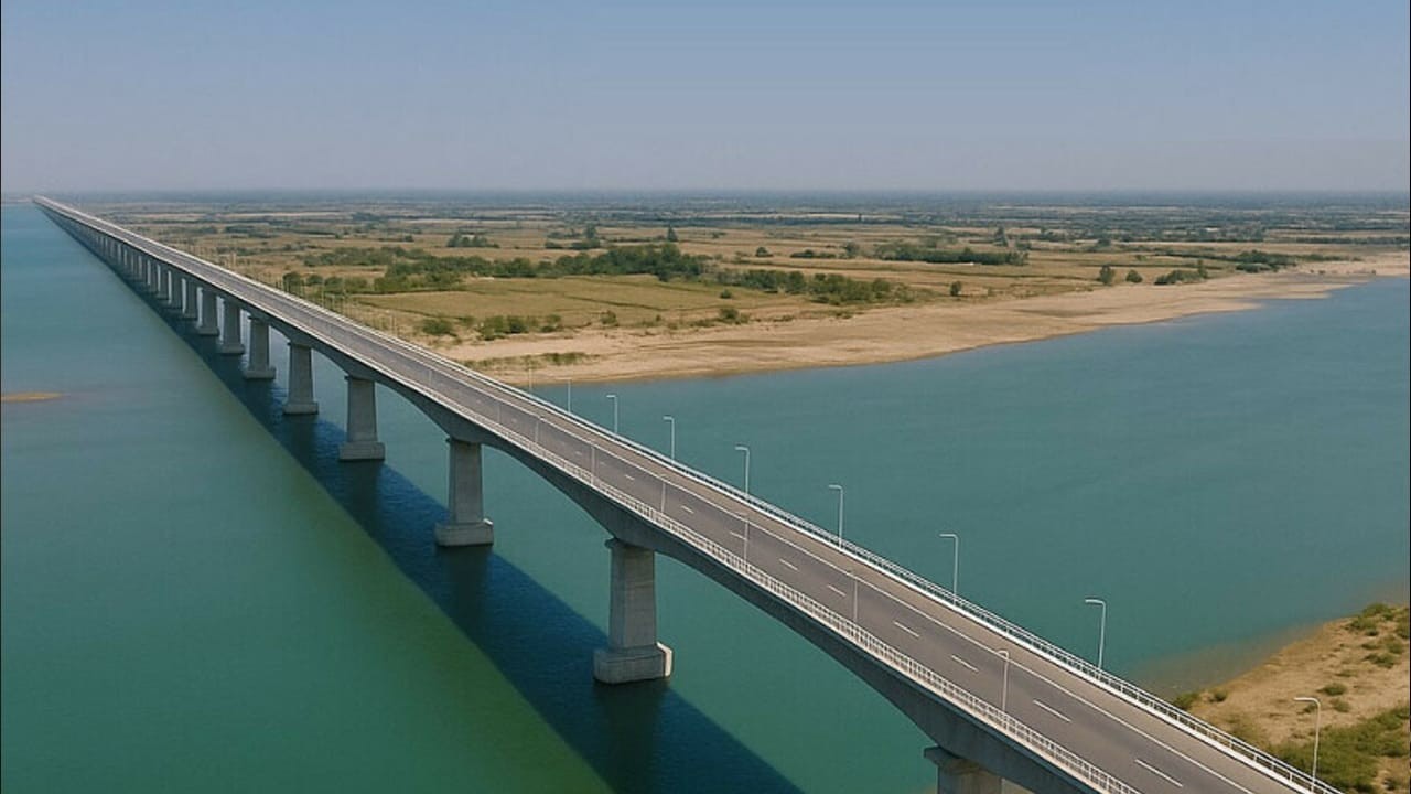 Pakistan builds 'South Asia’s longest' river bridge