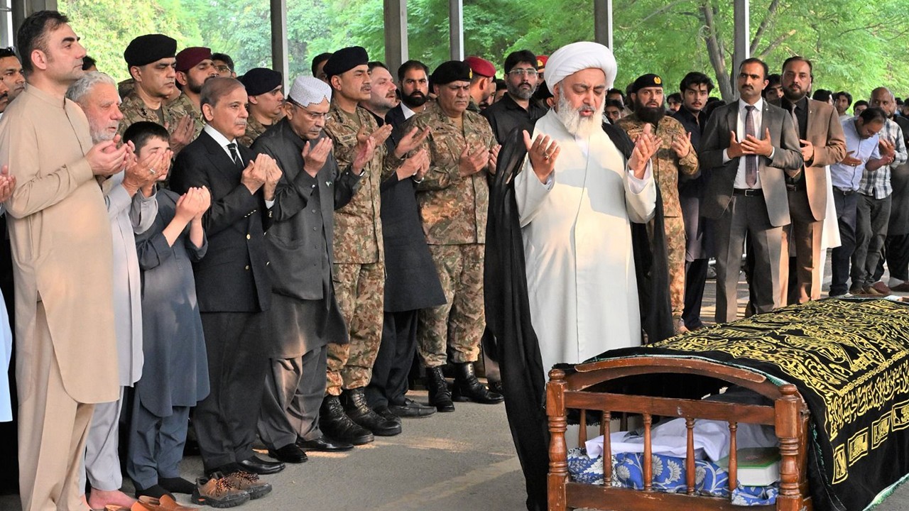 Top political, military leadership attend funeral of Irtaza Abbas Turi