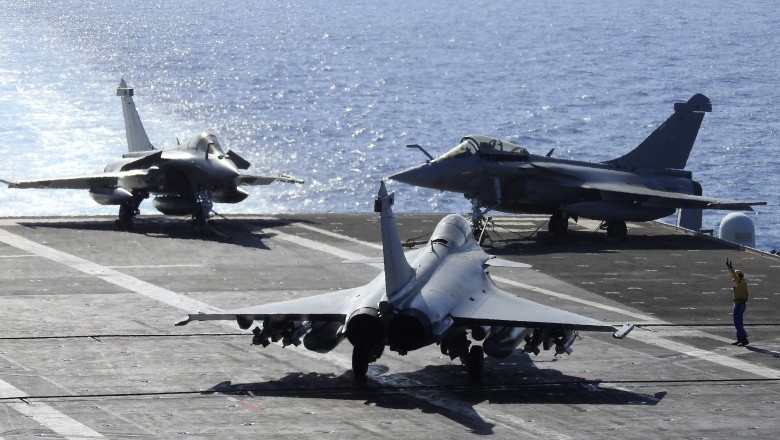 Rafale maker French firm's shares record further drop