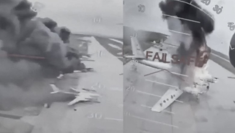 Ukraine says 40 Russian military aircraft damaged in massive airbase strikes