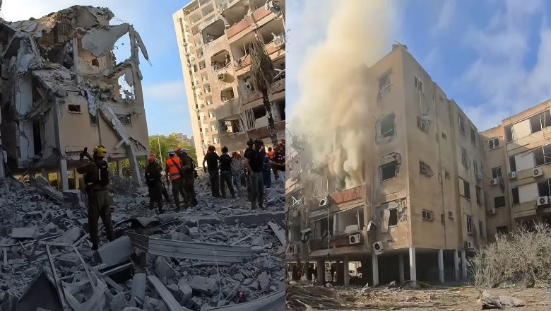 Explosions reported in Haifa, Beersheba, and Jerusalem as Iran launches retaliatory strikes