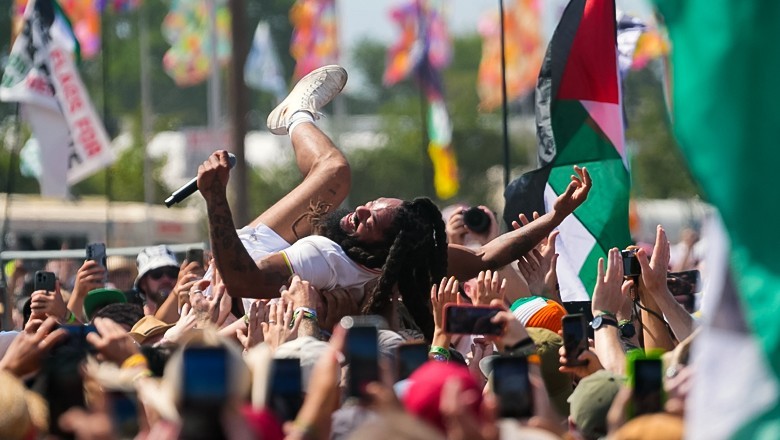 'Free Palestine' and 'Death to IDF' chants echo at UK's Glastonbury festival