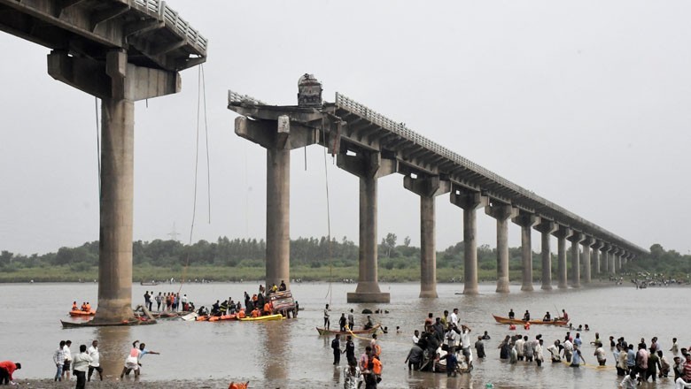 Ten people killed as bridge collapses in India's Gujarat
