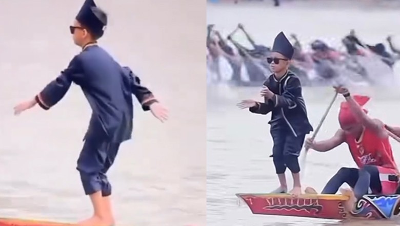This 11-year-old boy is going viral for his incredible boat dance: Watch