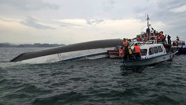 Children among 34 dead after tourist boat capsizes in Vietnam