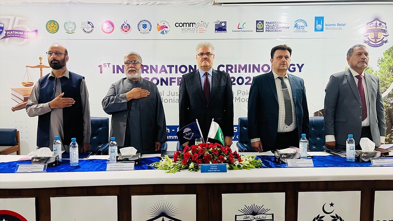1st Int'l Criminology Conference inaugurated at University of Peshawar