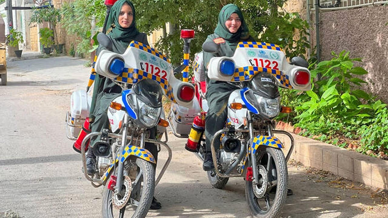 Sindh deploys first female bike ambulance squad