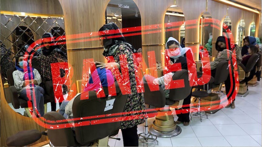Afghan interim govt intensifies crackdown on home-based beauty salons: report