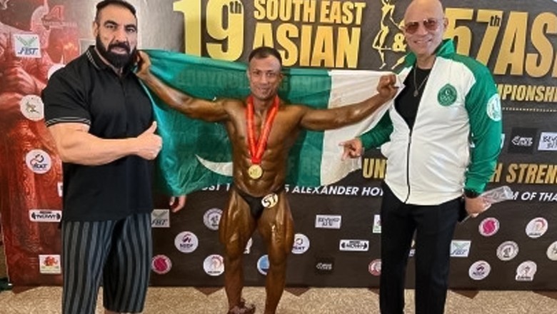 Pakistan’s Firasat Ali, Ejaz Ahmed win gold at Asian Bodybuilding Championship