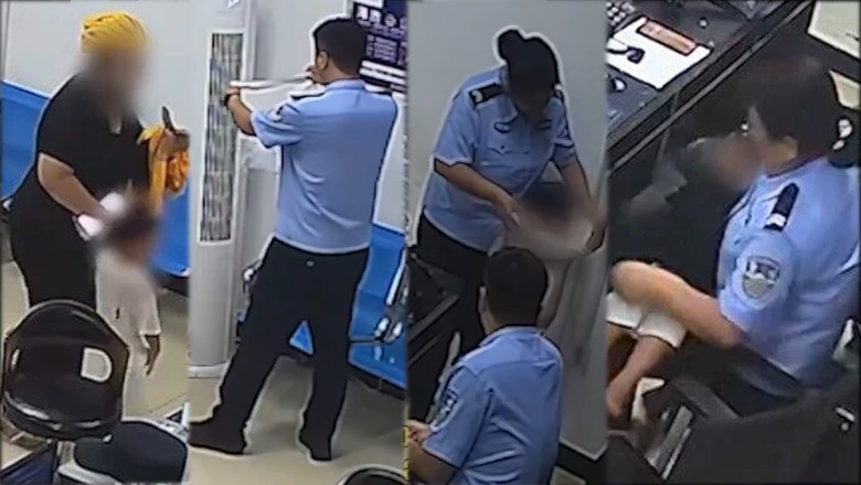 Police win hearts in China after caring for delivery rider’s child during rain