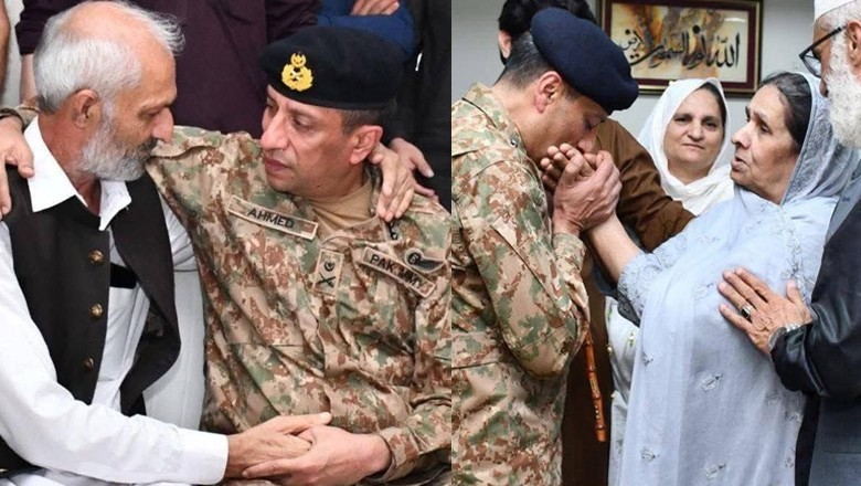 DG ISPR pays tribute to martyred Major Adnan during visit to Khar