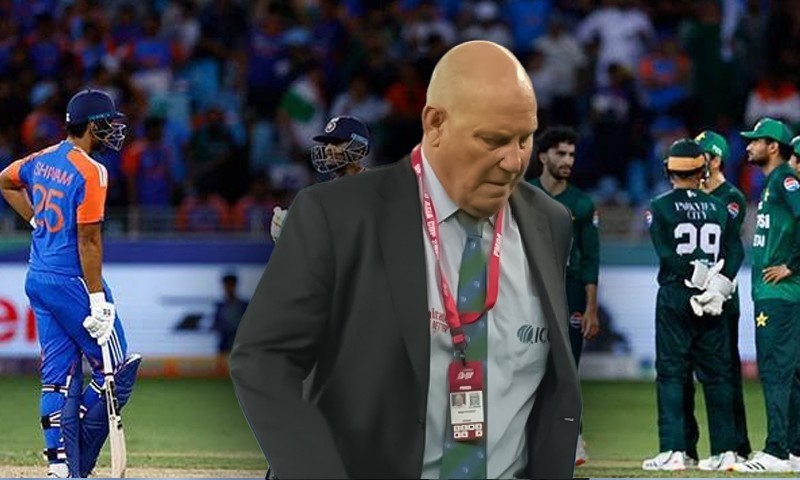 Andy Pycroft stays as referee for Pakistan–India  Super Four clash despite handshake saga