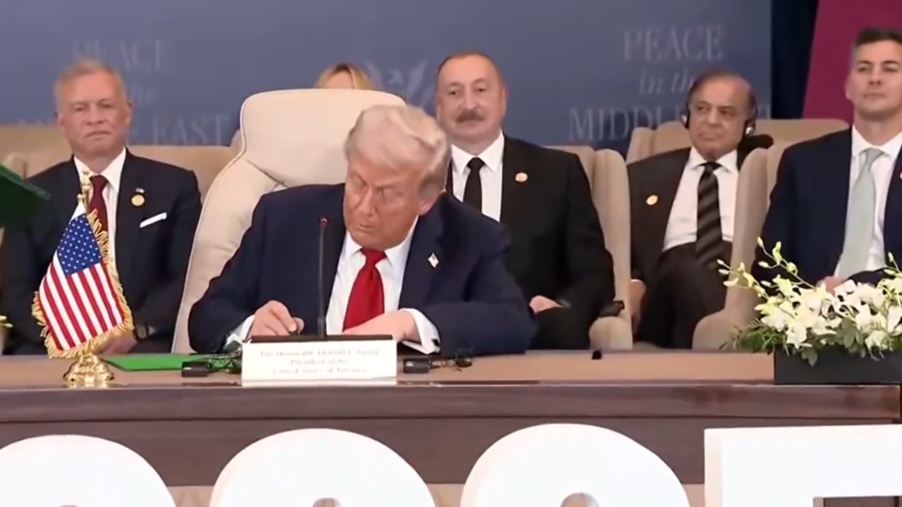 World leaders sign Gaza peace deal during summit in Sharm El-Sheikh