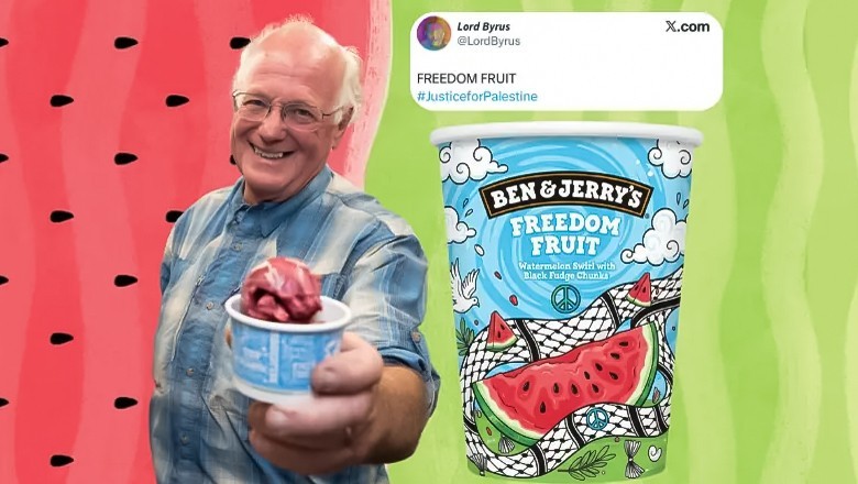 Ben and Jerry’s co-founder defies Unilever, creates flavor to promote peace in Palestine