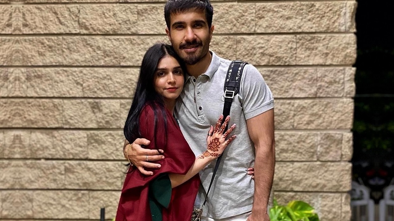 Feroze Khan’s wife calls out fake news on their relationship