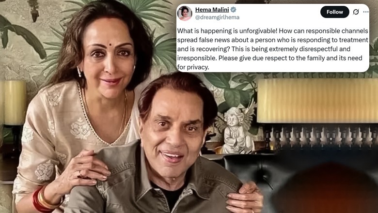 Hema Malini lashes out at Indian media over false reports on Dharmendra’s death