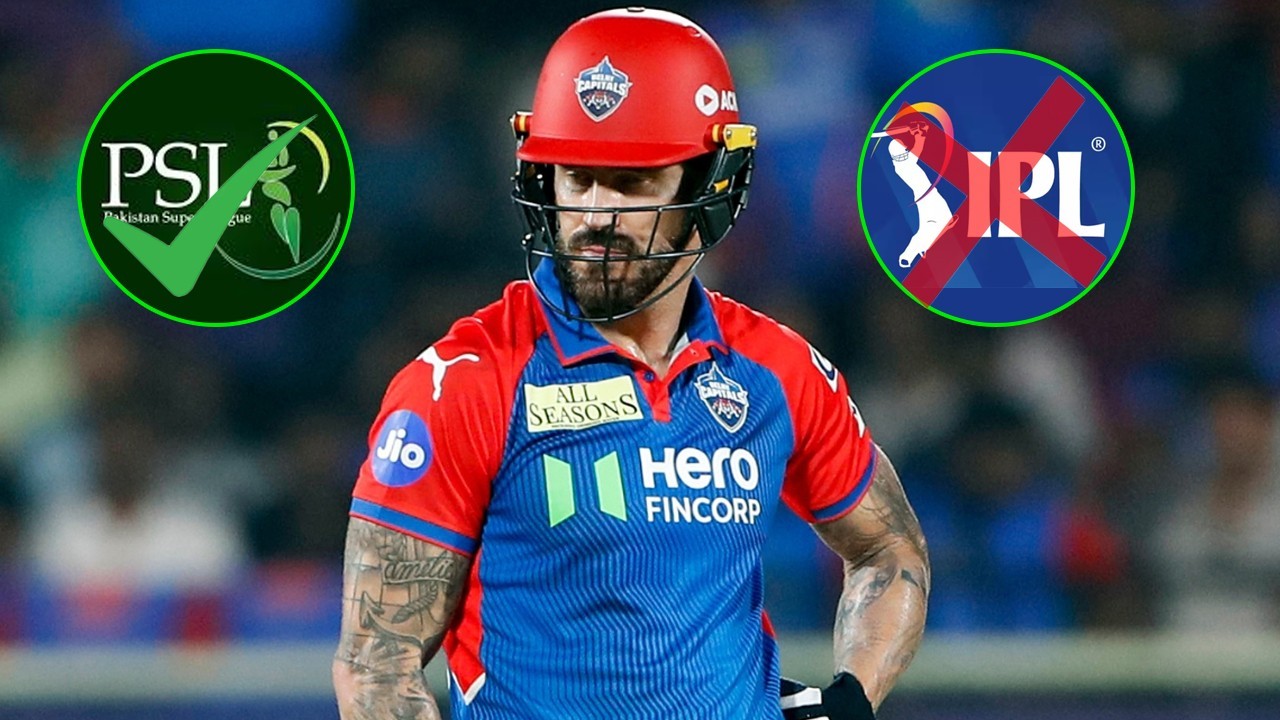 Faf du Plessis joins PSL after quitting IPL