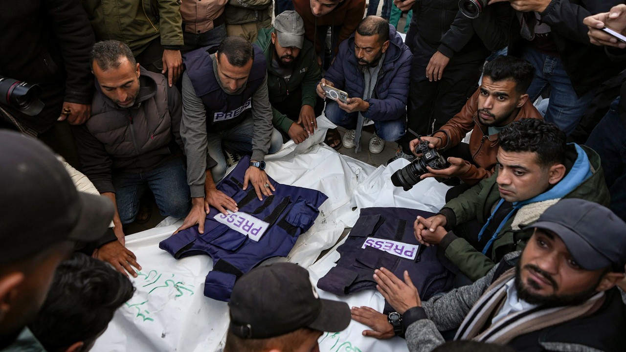 Israel held responsible for nearly half of journalists killed worldwide in 2025