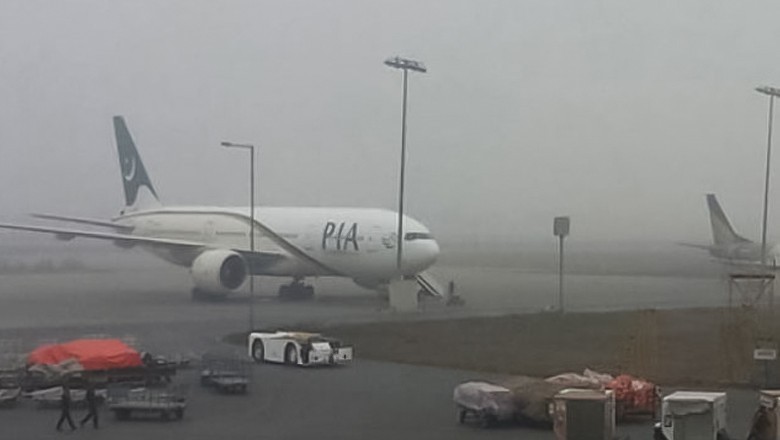 Multiple flights cancelled as Karachi wakes up to foggy morning