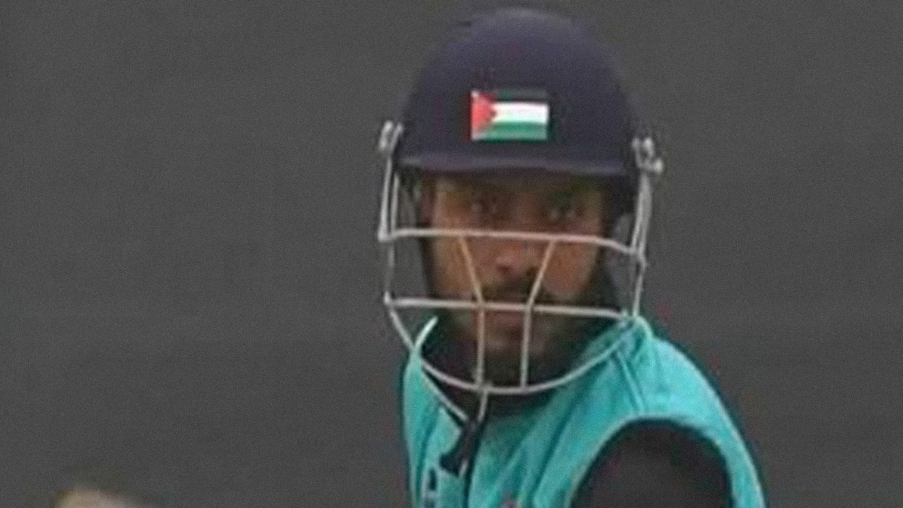 Muslim cricketer banned for showing solidarity with Palestine in Indian occupied Kashmir