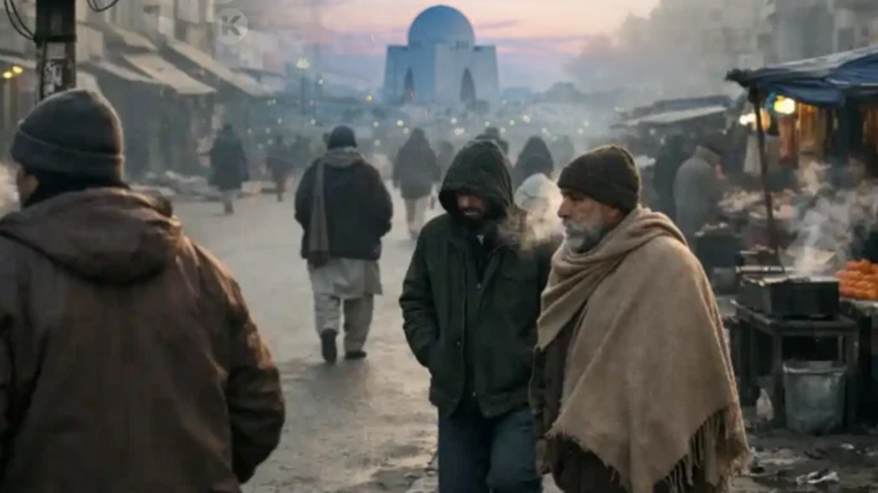 Cold winds from Balochistan intensify winter chill in Karachi