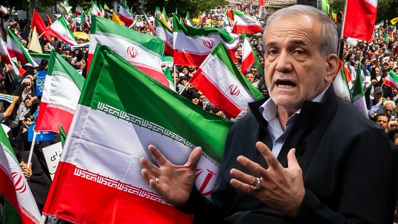 Iranian president sees US, Israel behind violent protests