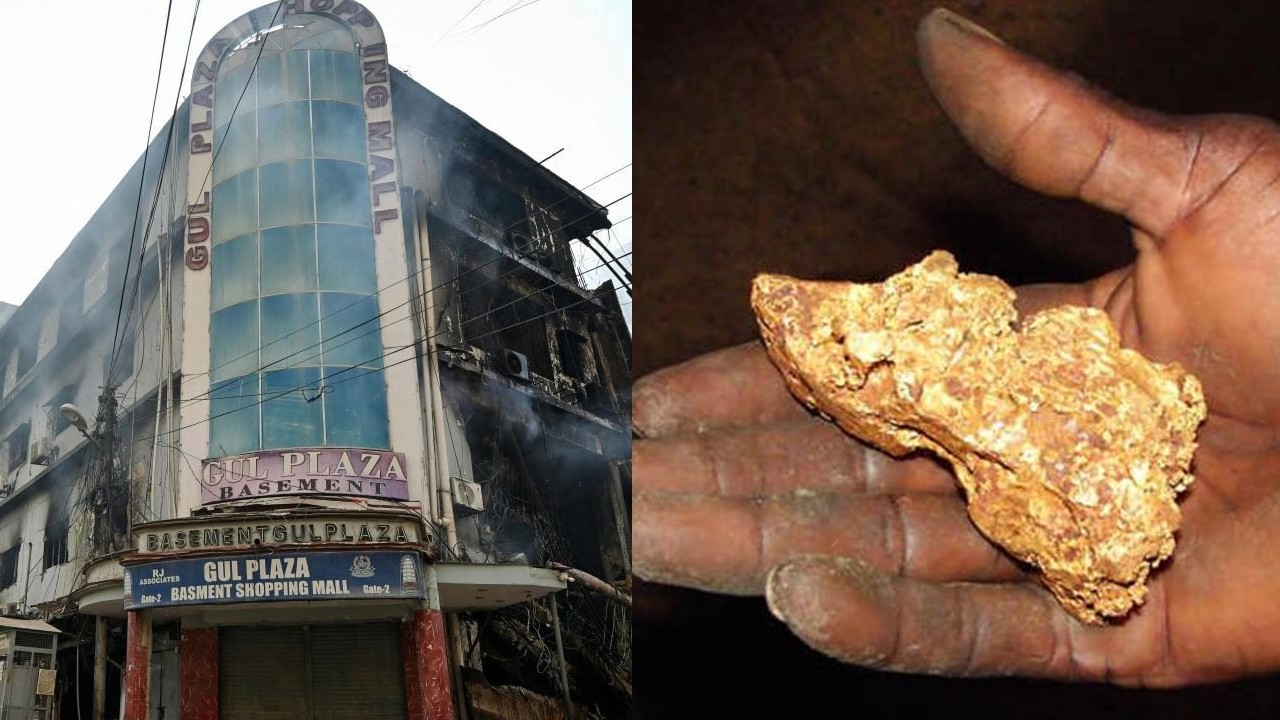 1.5kg gold found during Gul Plaza inferno clearance operation