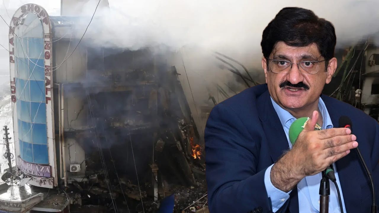 Sindh govt decides to rebuild fire-hit Gul Plaza in 2 years