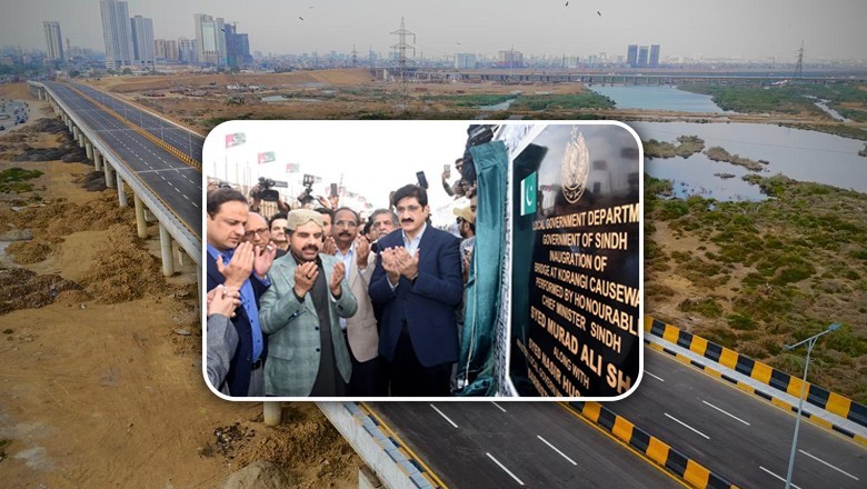 CM Murad opens Rs6.1 bn Korangi causeway bridge for traffic