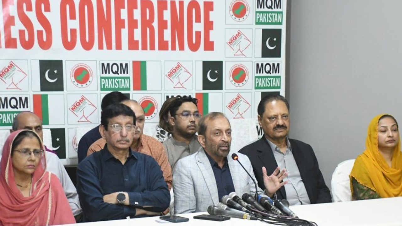 Karachi’s governance questionable, MQM-P calls for federal intervention