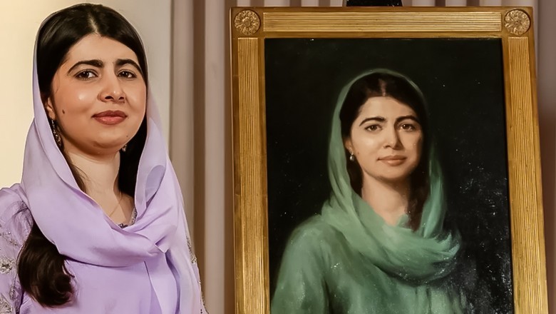 Malala’s portrait displayed at University of Oxford in honour of her global impact