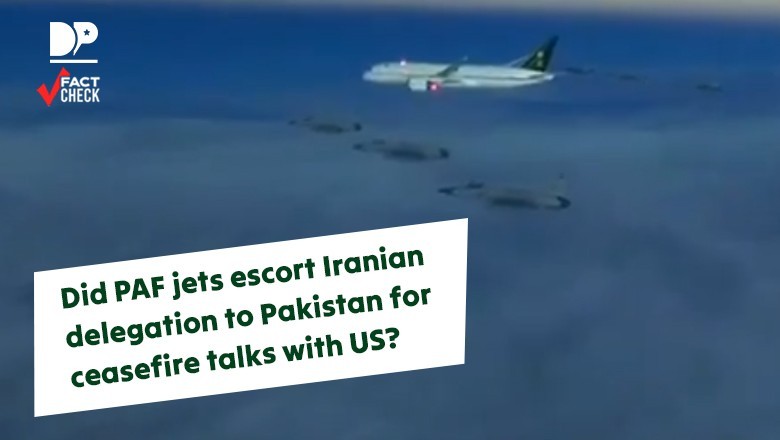 Did PAF jets escort Iranian delegation to Pakistan for ceasefire talks with US?