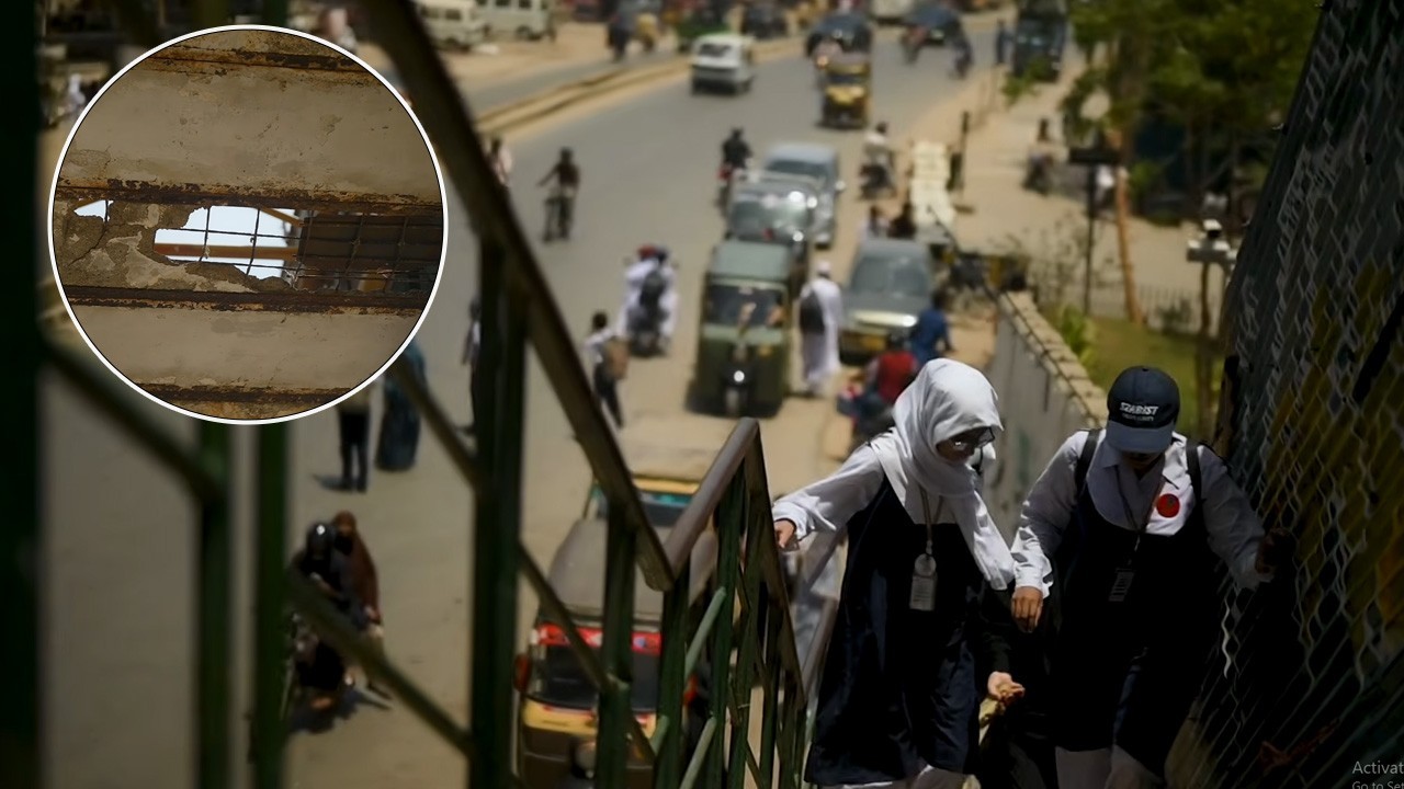 Dalmia's pedestrian bridge turns ‘death trap’ in Karachi