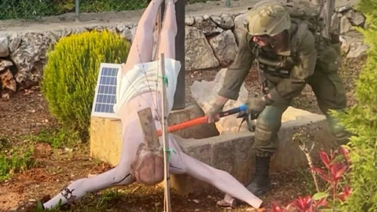 Israel says IDF soldier who damaged 'Christian symbol' jailed for 30 days