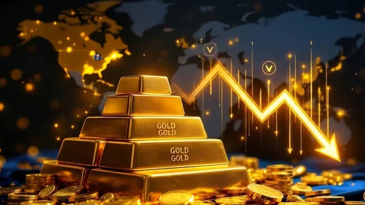 Gold falls by Rs6,800 per tola in Pakistan