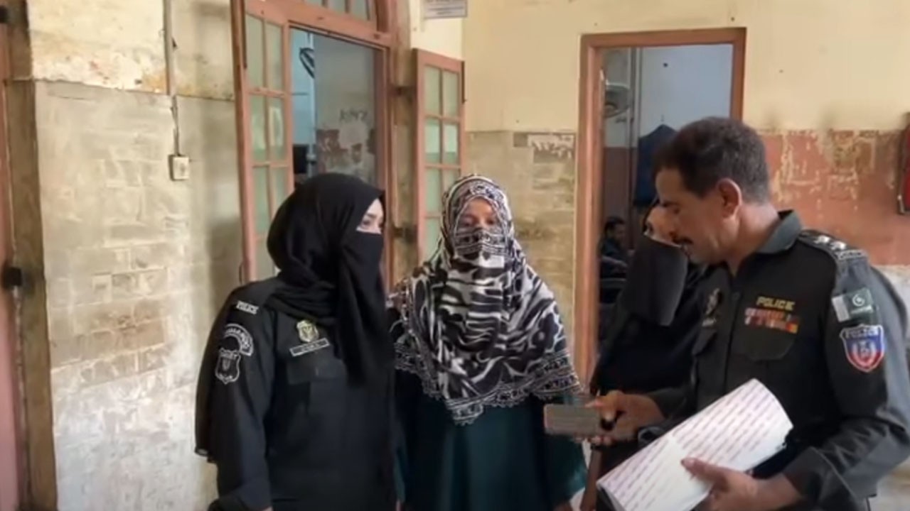 Female cop who killed husband in Karachi's Mominabad remanded in police custody