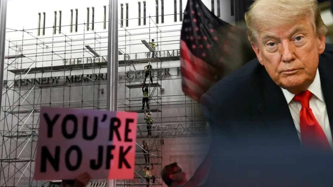 Trump's name removed from Washington arts center