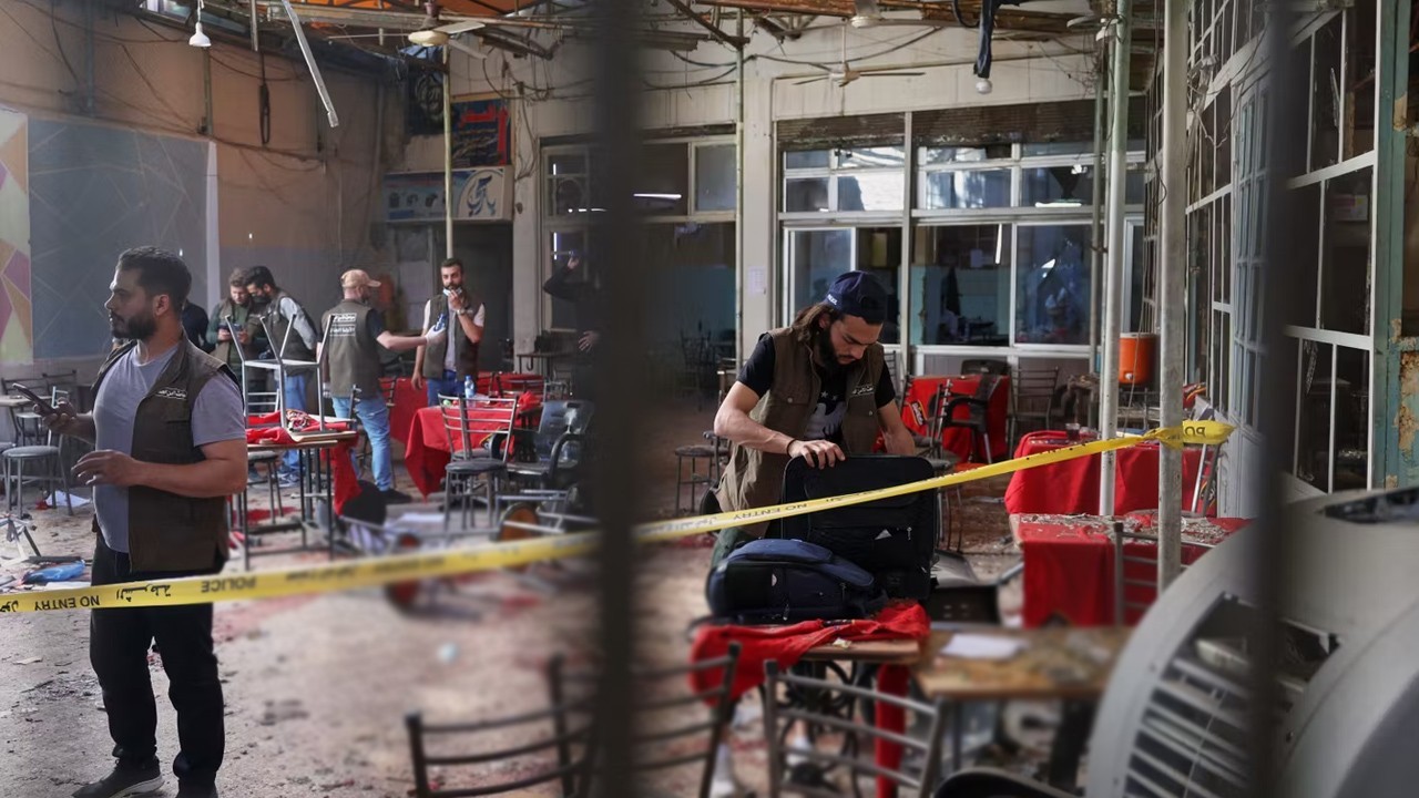 Bomb blast at Damascus cafe kills six, injures 22
