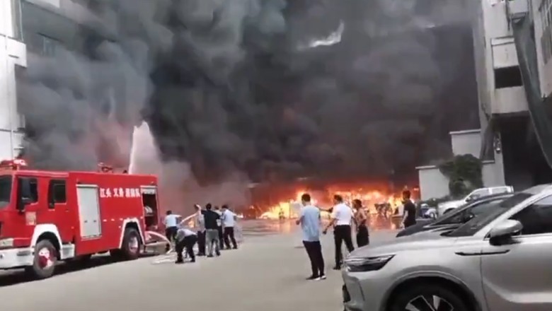 At least 28 dead in China shoe factory fire