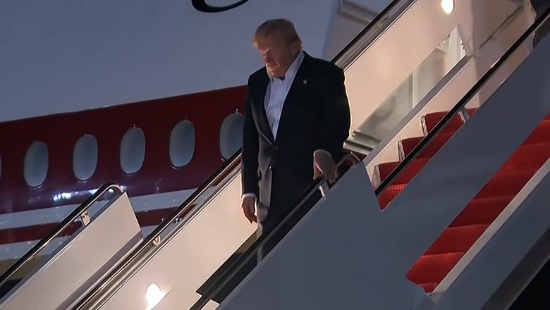 Trump switches Air Force One aircraft during journey home from NATO summit
