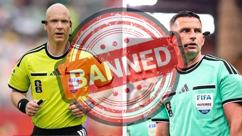 FIFA bans Michael Oliver, Anthony Taylor from officiating Argentina's World Cup matches