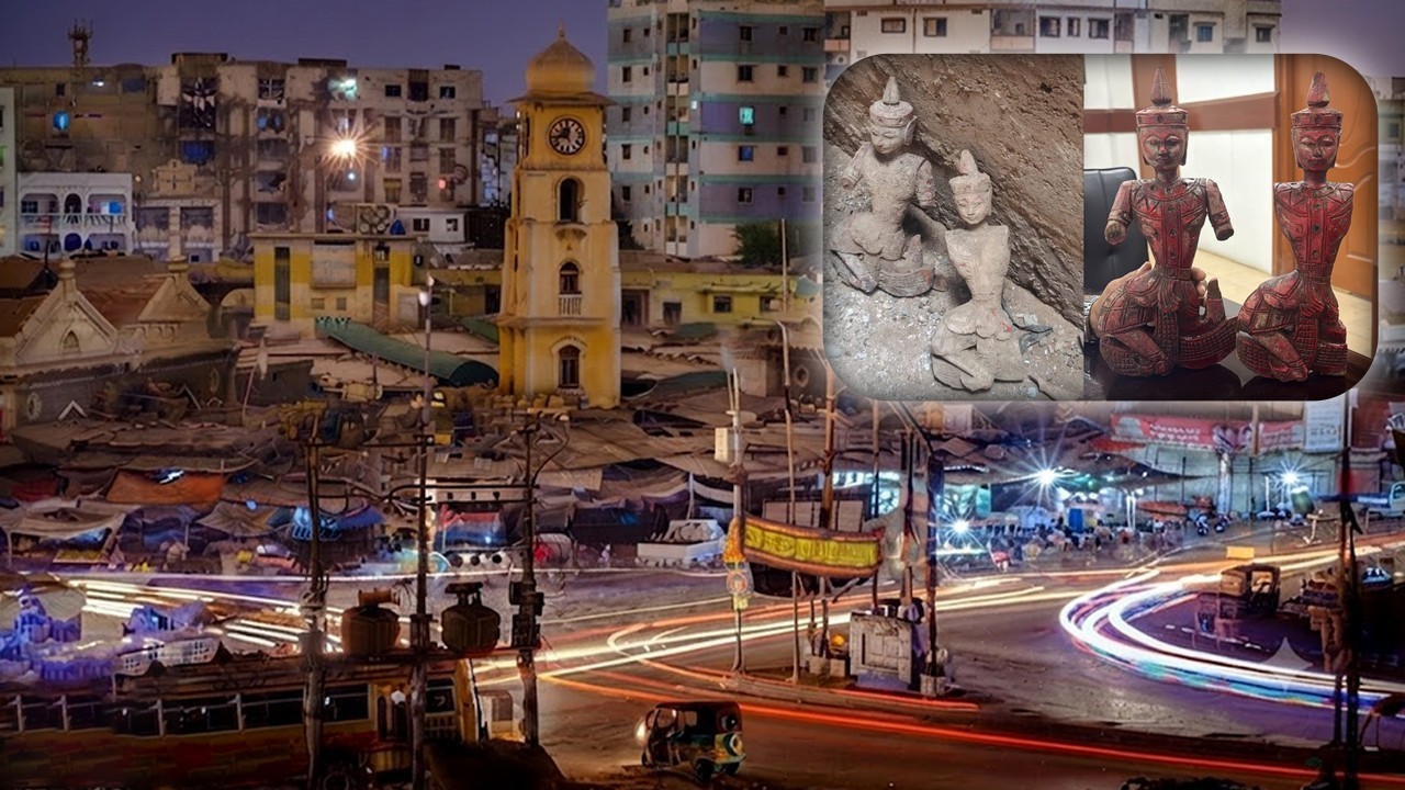 Ancient statues discovered during restoration of Karachi's Lea Market