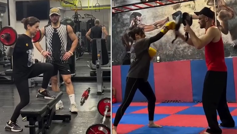 Hania Aamir starts boxing training with champion Usman Wazeer
