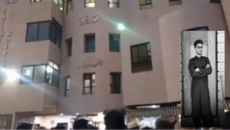 Youth dies of alleged negligence at private hospital in Karachi, family stages protest