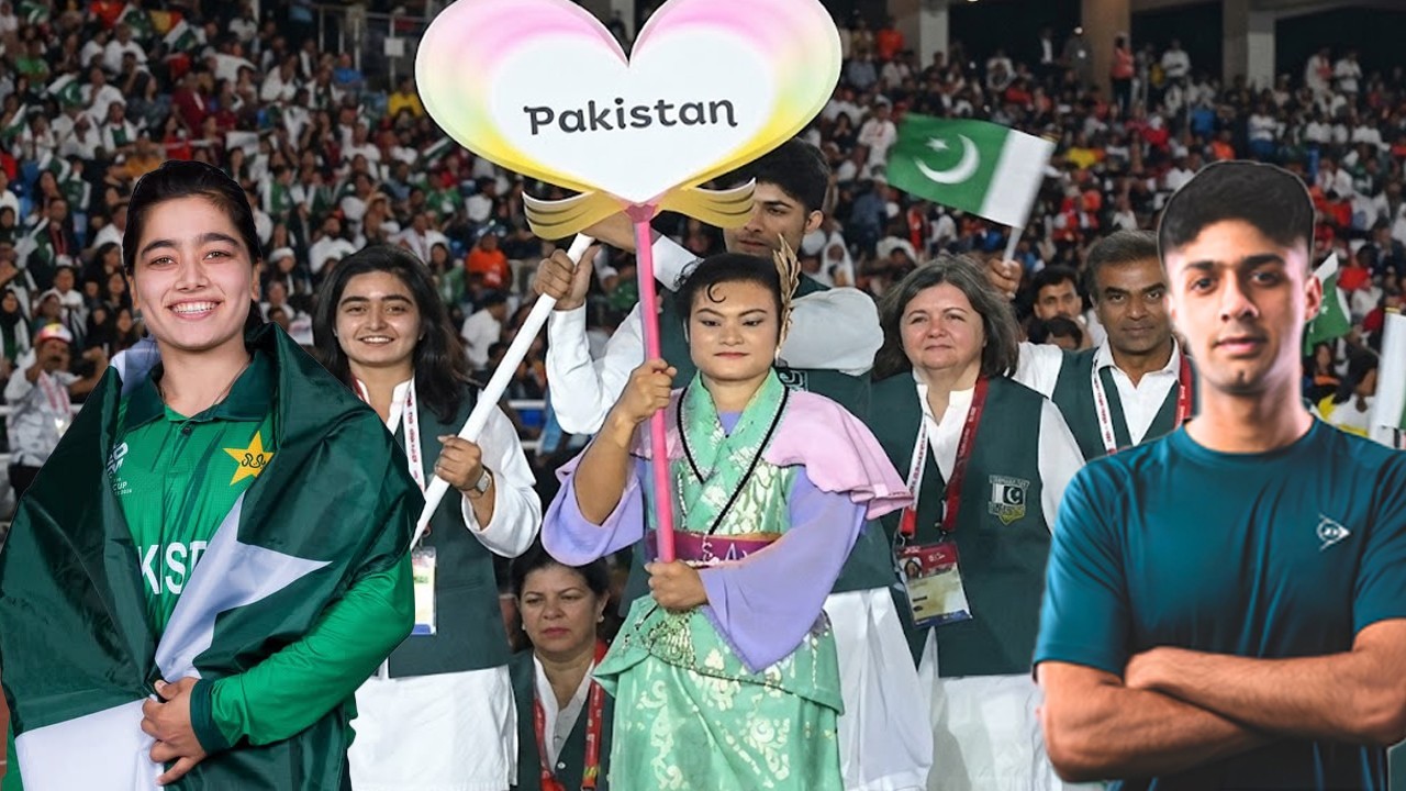 Asian Games 2026: Fatima Sana, Noor Zaman lead Pakistan contingent at opening ceremony