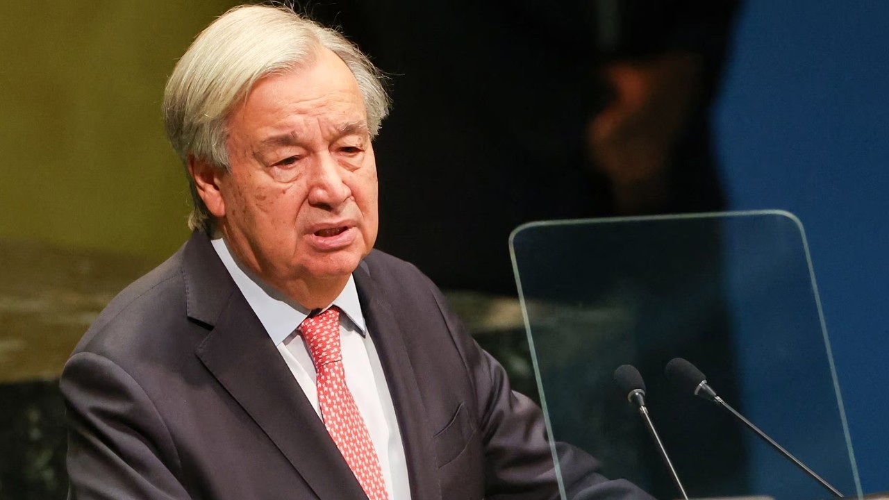 UN chief urges world leaders to curb AI risks and end ongoing wars