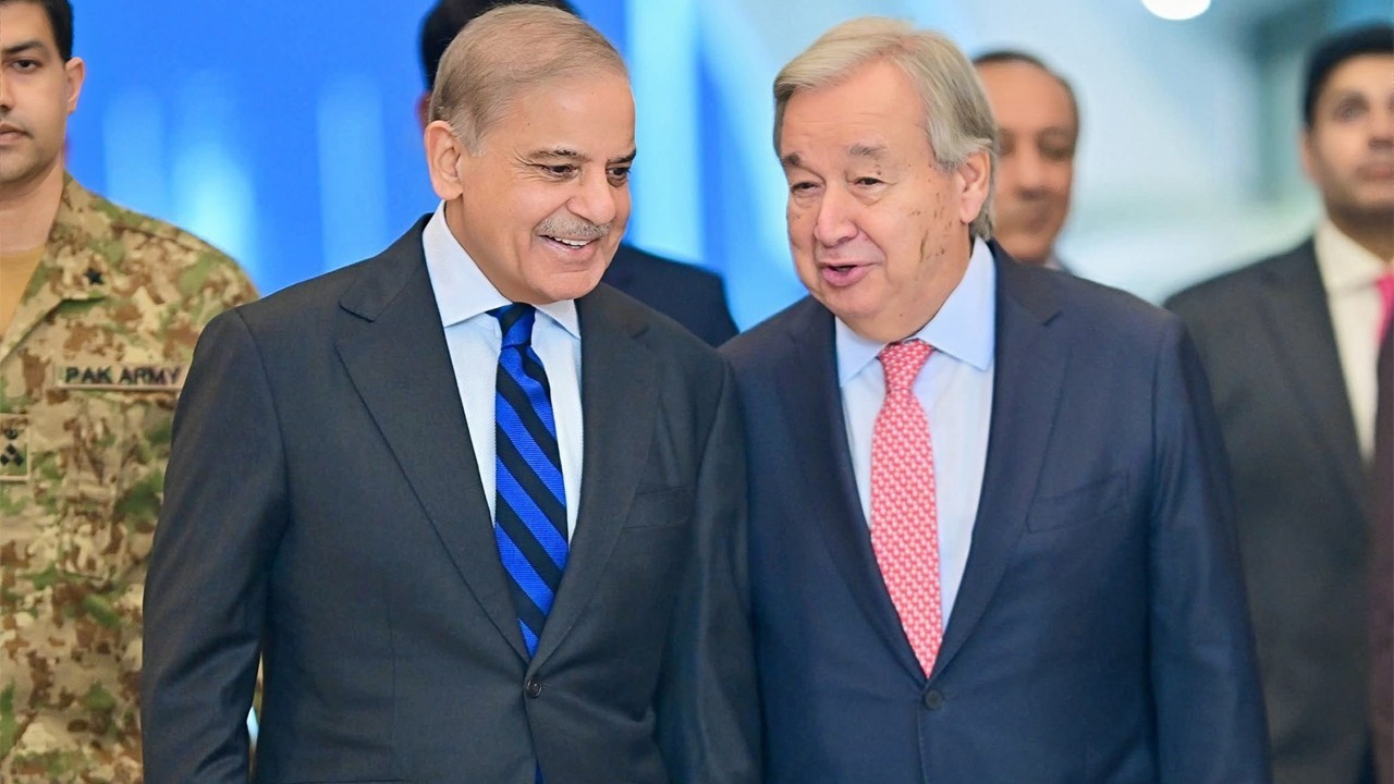 PM Shehbaz Sharif meets UN Secretary-General in Islamabad
