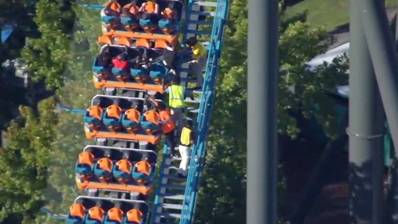Man dies after falling from rollercoaster at US amusement park