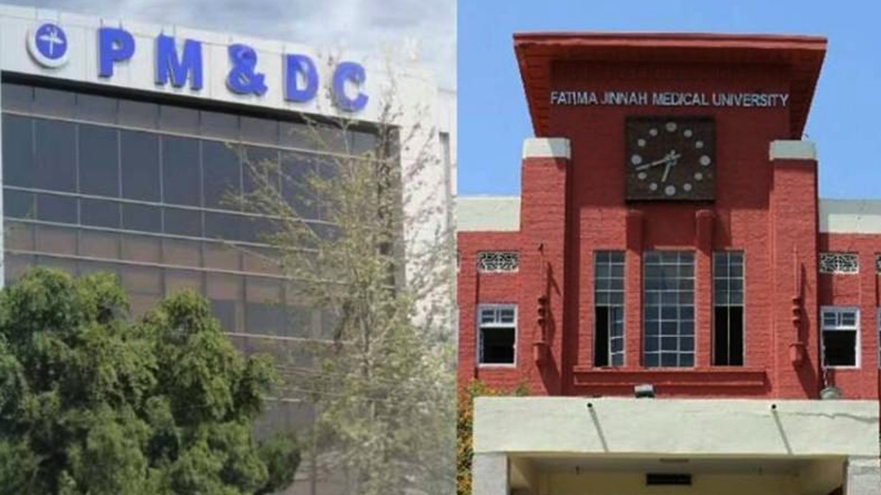 PMDC fines Fatima Jinnah Medical University Rs20mln over student’s death