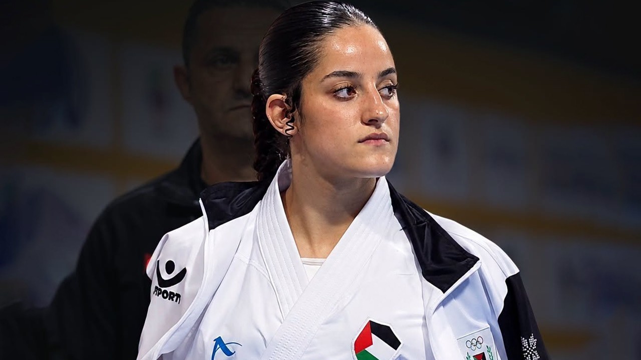 Palestinian karate star Maryam Bsharat wins gold at World Championships